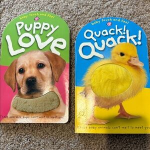 Baby Touch and Feel Books - Puppy Love and Quack! Quack!
